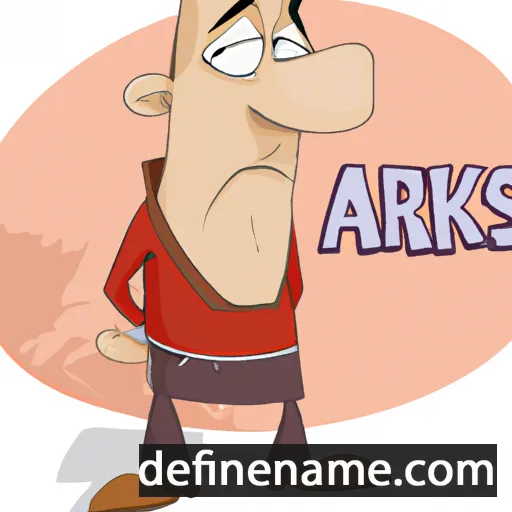 cartoon of the name Arkas