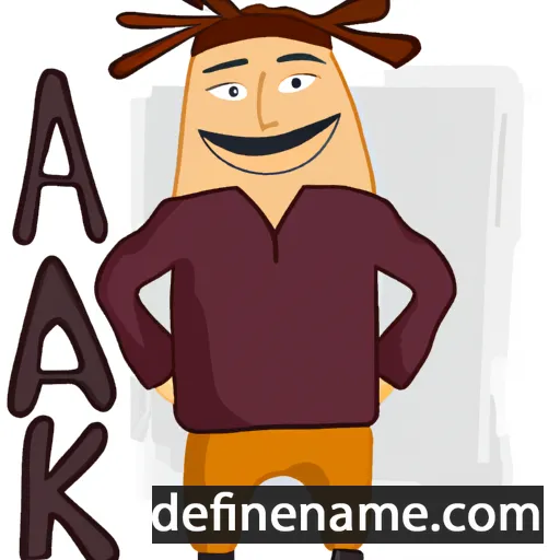 cartoon of the name Arkash