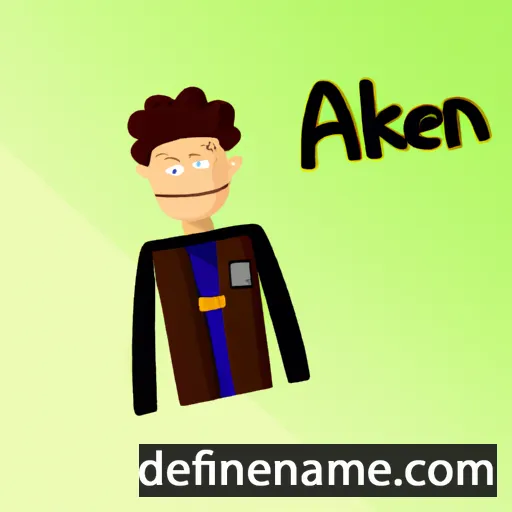 cartoon of the name Arken