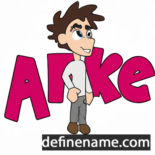 cartoon of the name Arkie