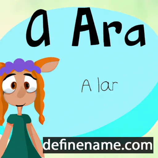 cartoon of the name Arla