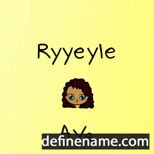 cartoon of the name Arlayne