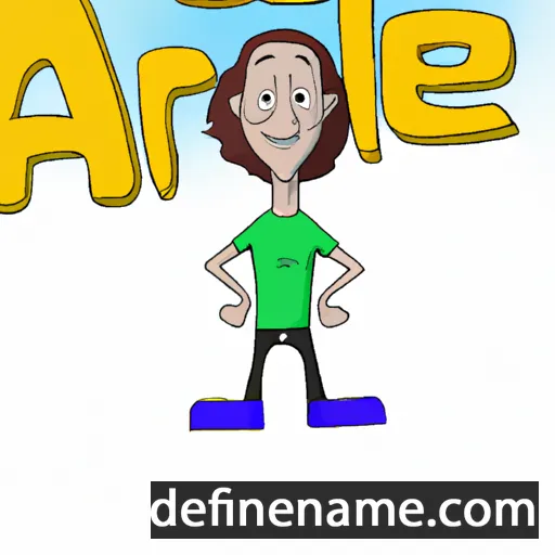 cartoon of the name Arlee