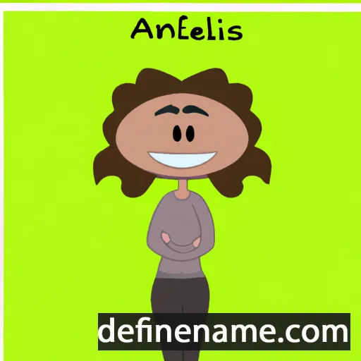 cartoon of the name Arlenis