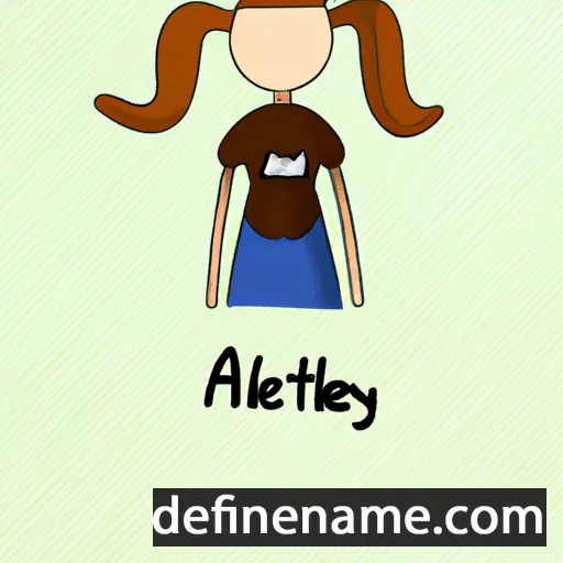 cartoon of the name Arletty