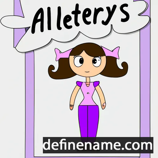 cartoon of the name Arletys