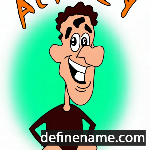 cartoon of the name Arley