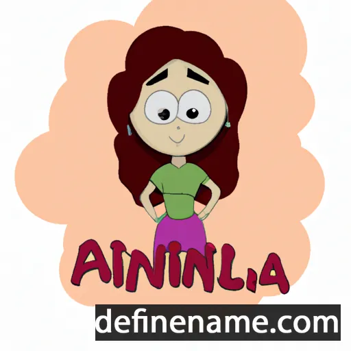 cartoon of the name Arlina