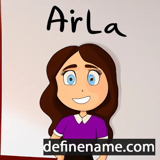 Arlisa cartoon