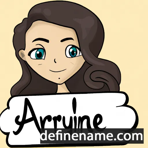 cartoon of the name Arlyne