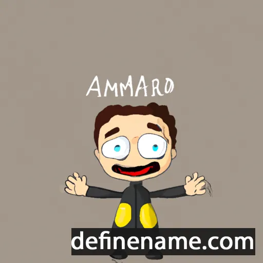 cartoon of the name Armàṅd