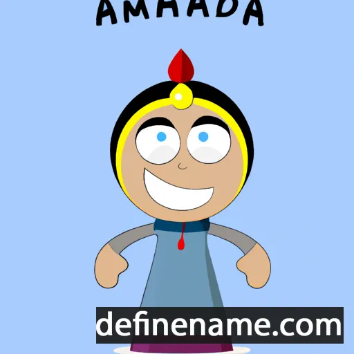 cartoon of the name Armàṅda