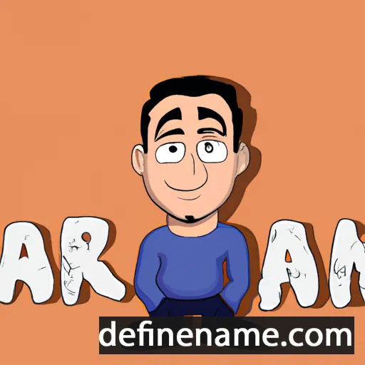 cartoon of the name Arman