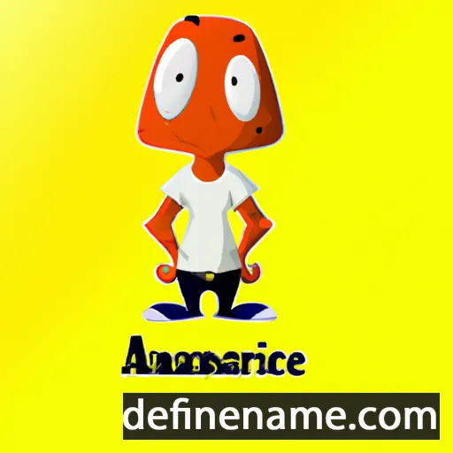 cartoon of the name Armance