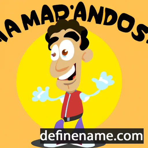 cartoon of the name Armandos