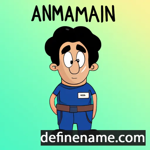 cartoon of the name Armannu