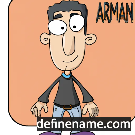 cartoon of the name Armans