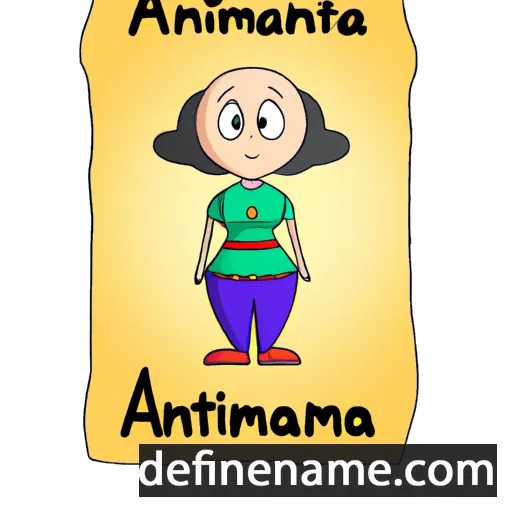 cartoon of the name Armantina