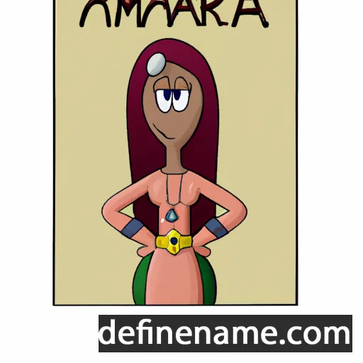 cartoon of the name Armaria