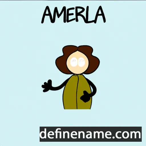 cartoon of the name Armèla