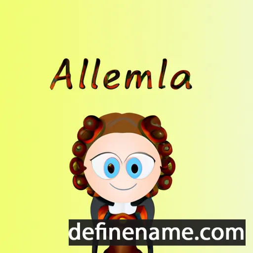 cartoon of the name Armelia