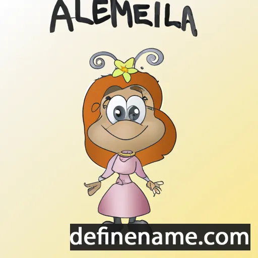 cartoon of the name Armella