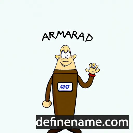 cartoon of the name Armgard