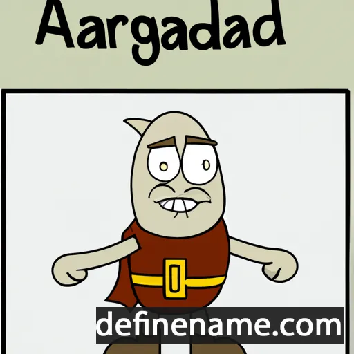 cartoon of the name Armgarð