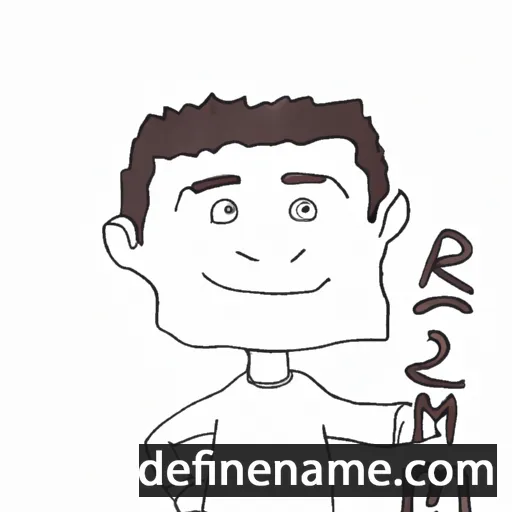 cartoon of the name Armi