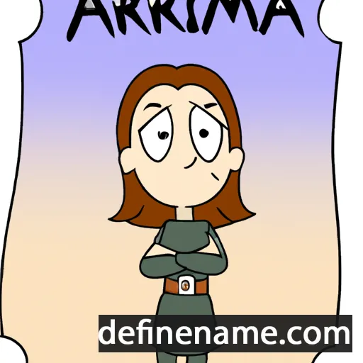 cartoon of the name Armia