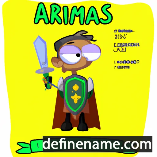 cartoon of the name Armias