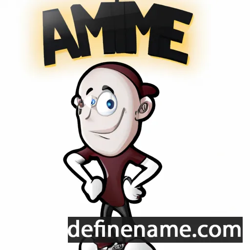 cartoon of the name Armie