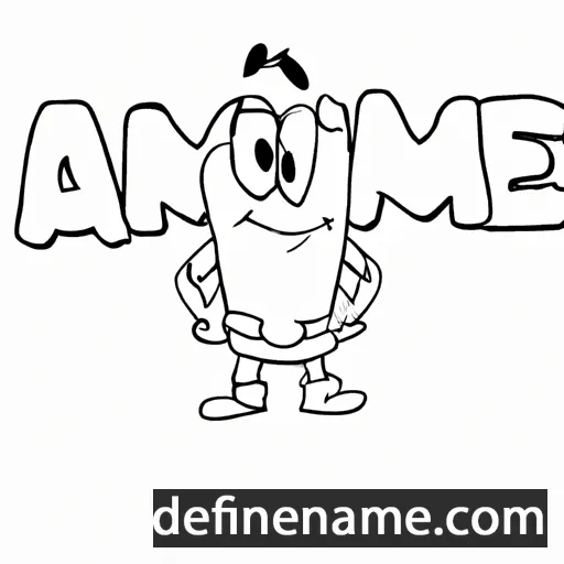 cartoon of the name Armie