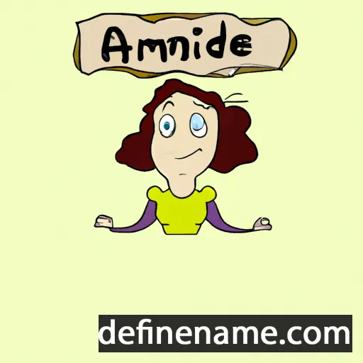 cartoon of the name Armilde