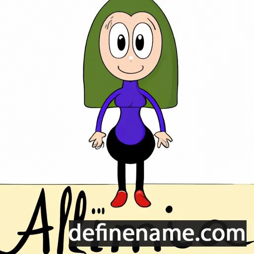 cartoon of the name Armilia