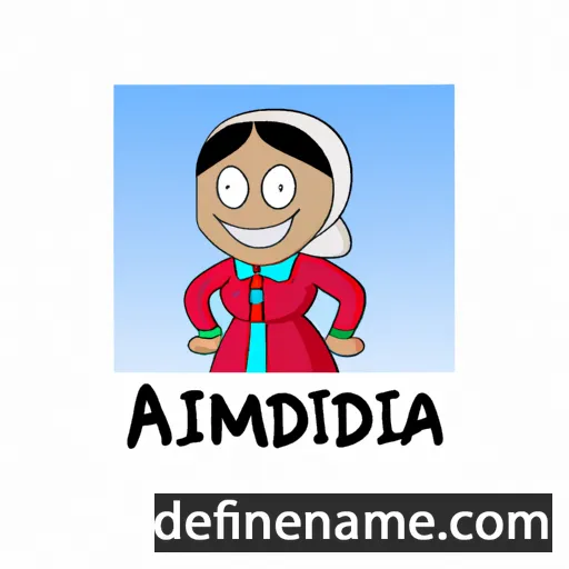 cartoon of the name Arminda