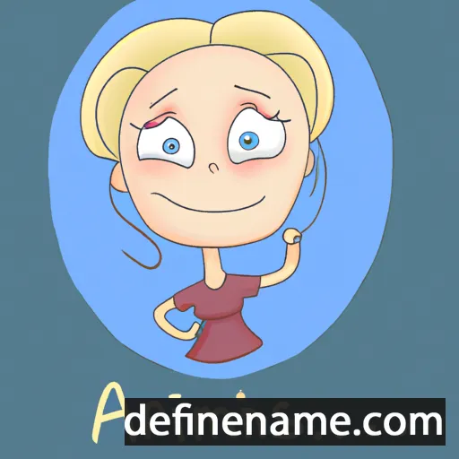 cartoon of the name Arminė