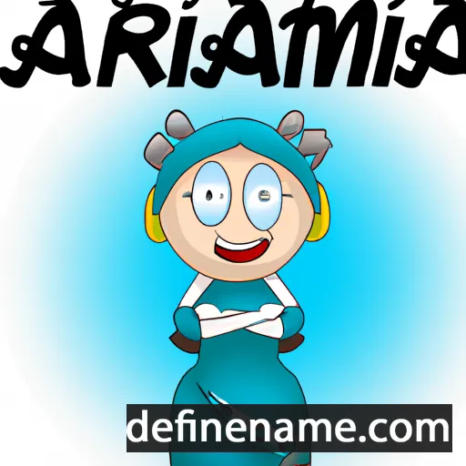 cartoon of the name Arminia