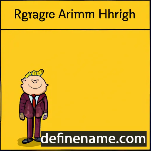 cartoon of the name Armitage