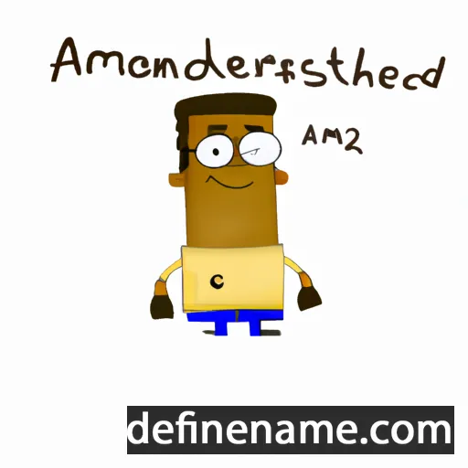 cartoon of the name Armstead