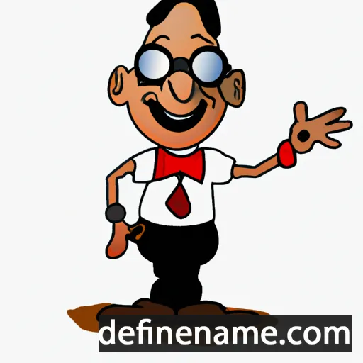 cartoon of the name Arnab