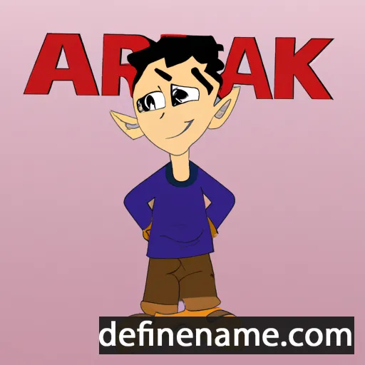 cartoon of the name Arnak