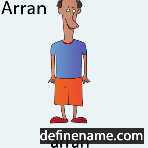 cartoon of the name Arnal