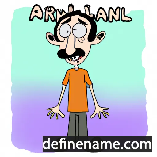 cartoon of the name Arnall