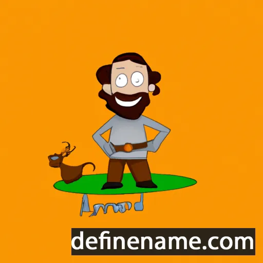 cartoon of the name Arnardu