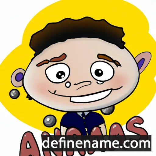 cartoon of the name Arnas