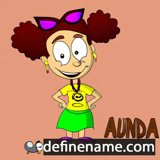 cartoon of the name Arnauda