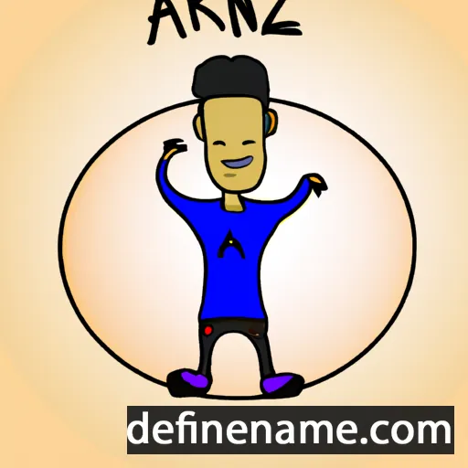 cartoon of the name Arnaz