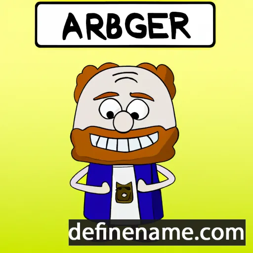 Arnbergur cartoon