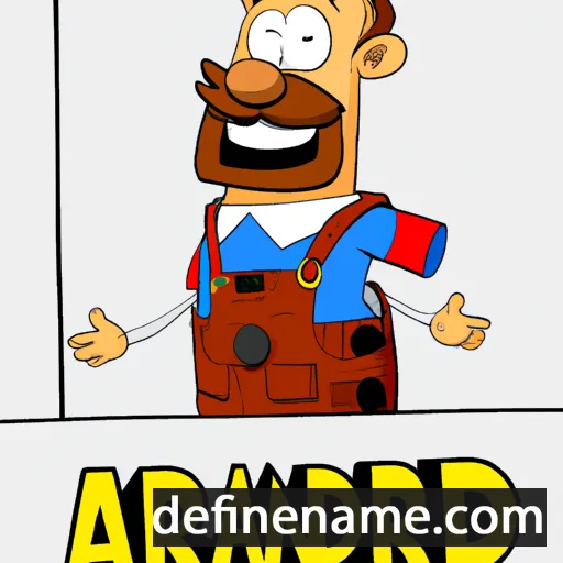 cartoon of the name Arnbrandr